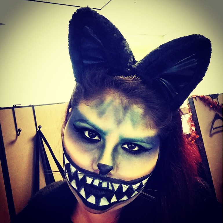 Cheshire Cat Halloween Makeup